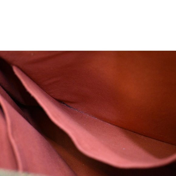 LOUIS VUITTON Pallas MM Monogram Canvas Shoulder Bag Brown - Picture 15 of 16